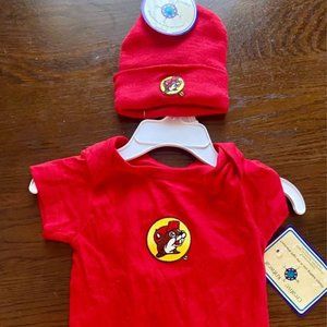 COPY - Red Bucc’ees Onesie and Matching Hat, 0-3 mo.
